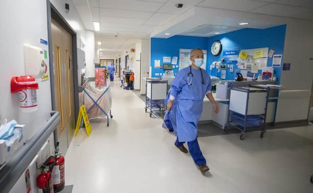 File photo dated 20/10/2020 of a hospital ward. Chronic staff shortages in the NHS are getting worse, experts have warned, as new figures showed there were 10,000 more vacancies in June than a year ago. NHS Digital data, published on Thursday, shows there were 93,806 full-time equivalent vacancies across the NHS in England at the end of June this year. Issue date: Thursday August 26, 2021.