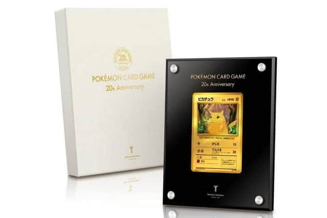 Part of a collaboration of the The Pokémon Company and Japanese jeweller Tanaka Kikinzoku Jewelry.