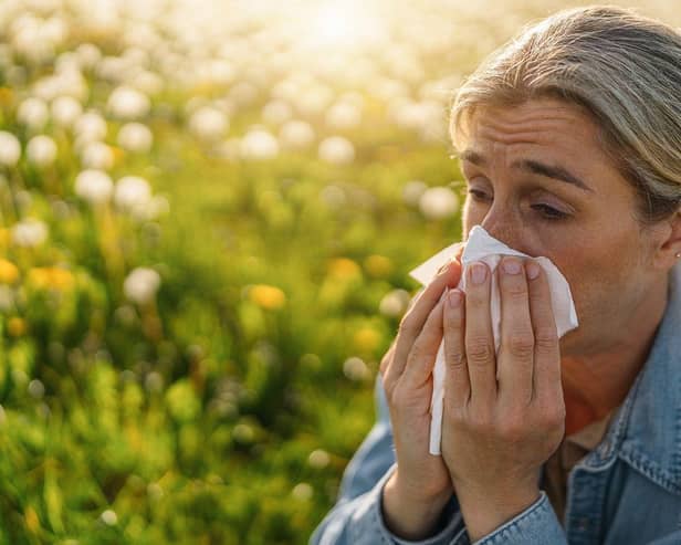 Sneezing and itchy eyes are common hay fever symptoms