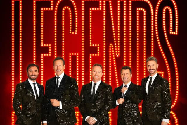 Strictly legends: Vincent Simone, Brendan Cole, James Jordan, Pasha Kovalev & Ian Waite.
