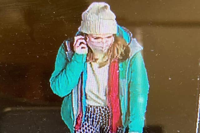 CCTV footage of Sarah Everard on March 3 as she walked along Poynders Road towards Tulse Hill in south London shortly before she went missing. A police officer from London's diplomatic protection force has been arrested on suspicion of her murder (Picture: Metropolitan Police/AFP via Getty Images)