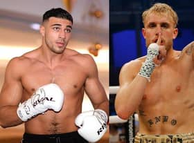 Tommy Fury and Jake Paul will face off this weekend. Photo credit: Getty Images