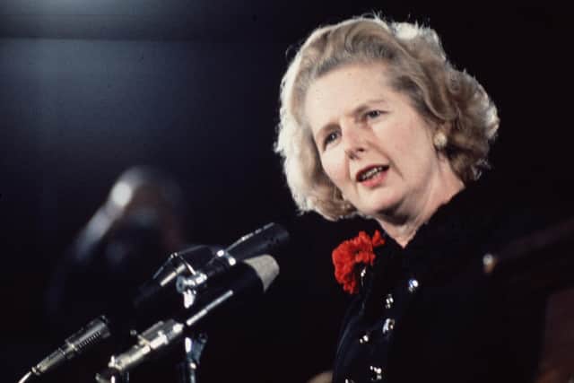 'The thought of Britain being allowed to go to the dogs would supercharge Margaret Thatcher's efforts'. PIC: Hulton Archive/Getty Images