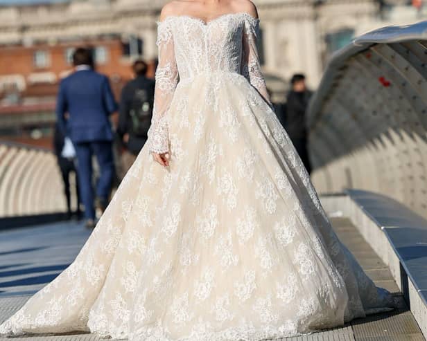 April Banbury In her Wedding collection