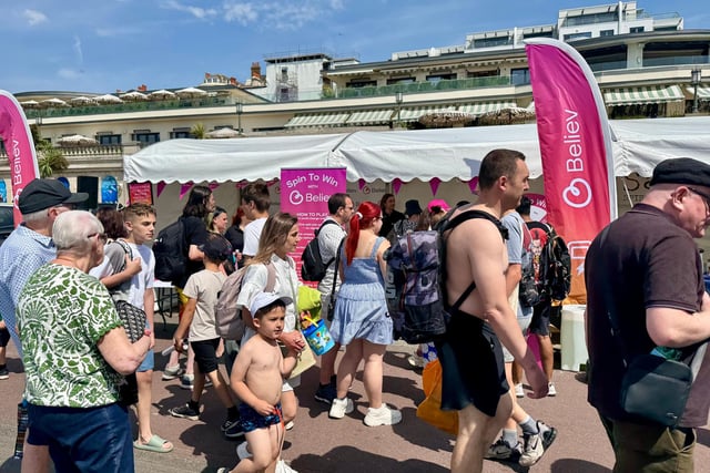 37,000 visitors to the Brighton Seafront element