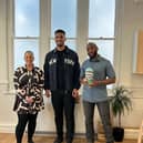 Kai Fagan with the Bright Horizons Team at Holland Park