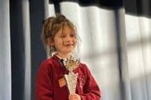 Florence was this year's Courageous Advocacy Speech Competition winner with her speech about protecting bee’s entitled ‘Buzz off.’
