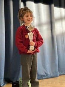 Florence was this year's Courageous Advocacy Speech Competition winner with her speech about protecting bee’s entitled ‘Buzz off.’