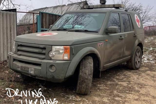 Vehicles previously donated by Driving Ukraine