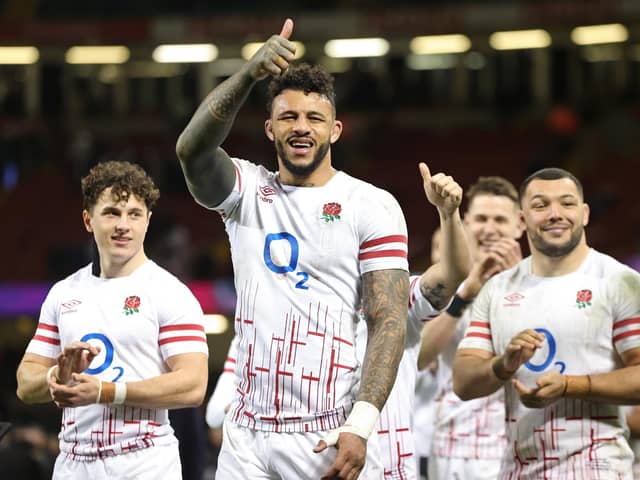 Courtney Lawes made a successful return from injury as England beat Wales 