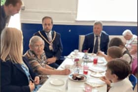 The Deputy Mayor of Bromley with Cudham pupils
