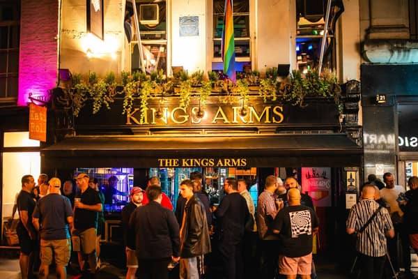 Kings Arms, Soho was one of the first venues in Soho to serve the gay community