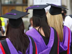File photo dated 16/07/08 of university graduates, as the quality of online teaching and "blended learning" at universities is set to be reviewed, over fears that students' poor experiences of online learning during the pandemic may have undermined the potential of mixing face-to-face lectures with online study.