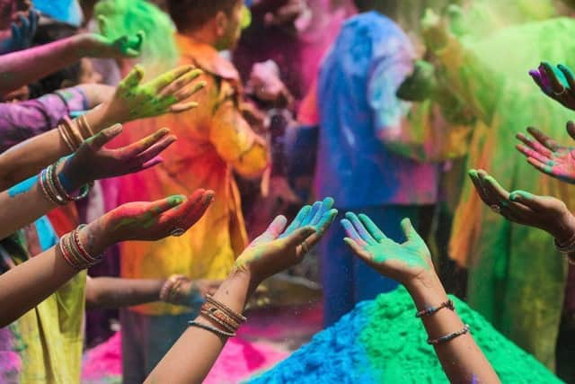Holi Festival events are filled with colour