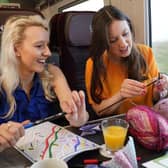 Enjoy crafts, mindfulness and wellbeing with hosts in every carriage of the train.