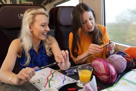 Enjoy crafts, mindfulness and wellbeing with hosts in every carriage of the train.