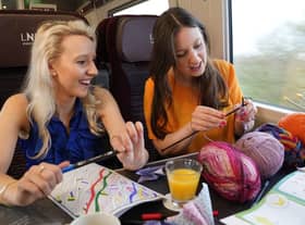 Enjoy crafts, mindfulness and wellbeing with hosts in every carriage of the train.