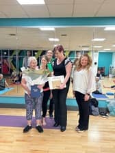 Betty West at Maidstone Leisure Centre.