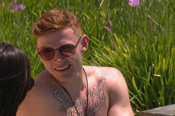 Ronan Keating's son Jack Keating has joined the Casa Amor villa in Love Island 2022 (ITV)