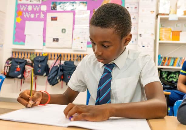 Pupil at Langley Park Primary School