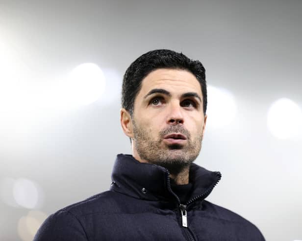 Arsenal boss Mikel Arteta .Photo by Naomi Baker/Getty Images.