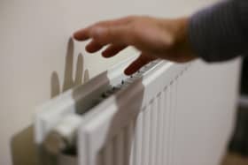 A radiator at a home in north London.