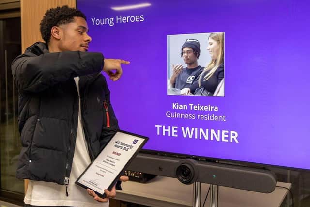 Award winner Kien Teixeria