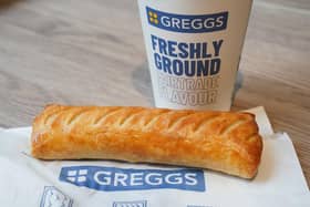 The iconic Greggs sausage roll has been immortalised in wax at Madame Tussauds in London