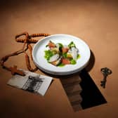 Course 3 Christ The Redeemer Scorched Mackerel, Leche De Tigre, Grapefruit & Turnips