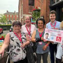 Edward Herbert, Director of the National Disability & Carers Card Scheme, with unpaid carers in Merton