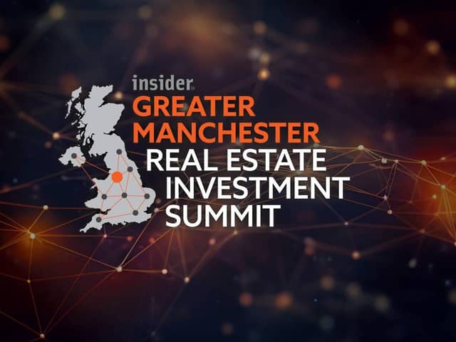 Insider Greater Manchester Real Estate Investment Summit.