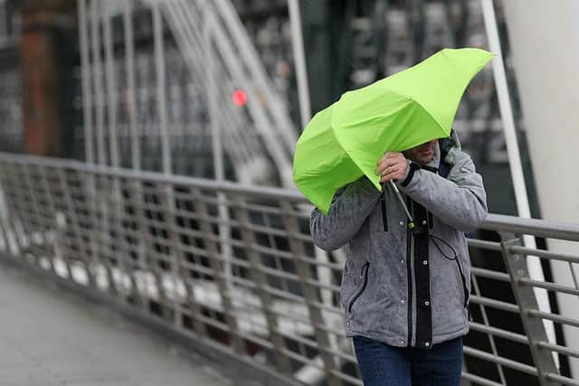 Residents across Derbyshire are picking up the pieces after Storm Dudley as they prepare for Storm Eunice on Friday. Photo by Oli Scarff/Getty Images.