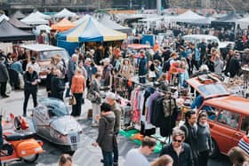 Classic car boot sale.