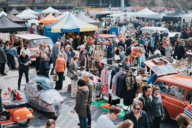 Classic car boot sale.