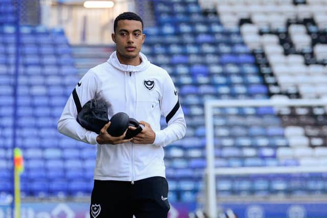 Arsenal youngster Miguel Azeez spent the first half of last season on loan at Pompey