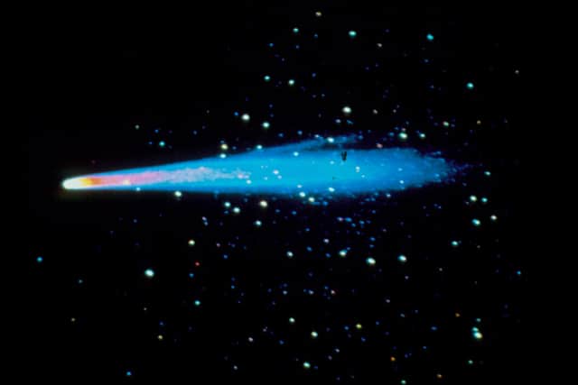 385551 01: Halley's Comet photographed by the Soviet Probe "Vega" in 1986. (Photo by Liaison)