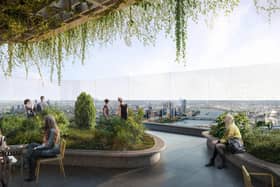 CGI of viewing platform at 70 Gracechurch Street