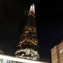 Cleanology's new logo could be seen by passers-by near The Shard.